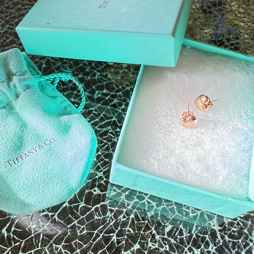 Tiffany & Co. Rose Gold Stud Earrings